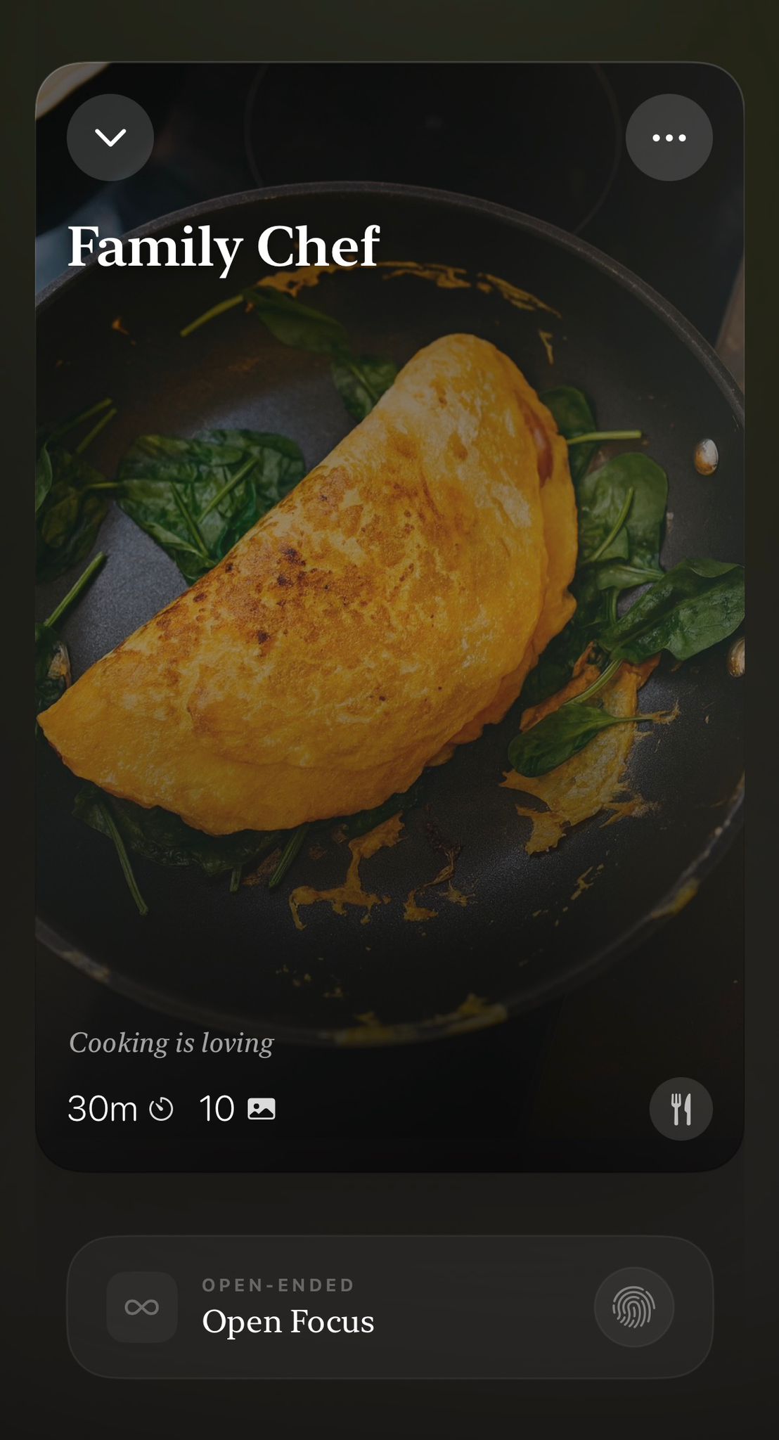 Family Chef facet card in Facets